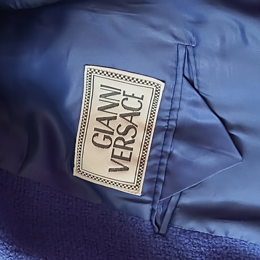 GIANNI VERSACE royal blue sports coat,